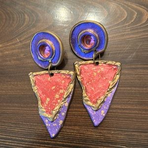 Vintage Costume 80’s style earrings